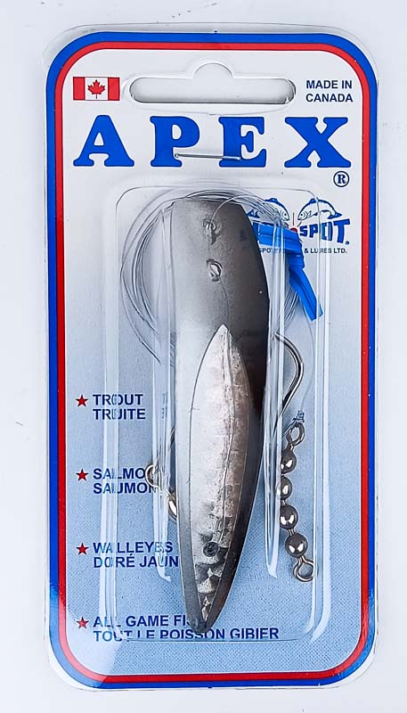 Блесна троллинговая HOT-SPOT APEX TROLLING LURE A3.0 #083 Black/Pearl