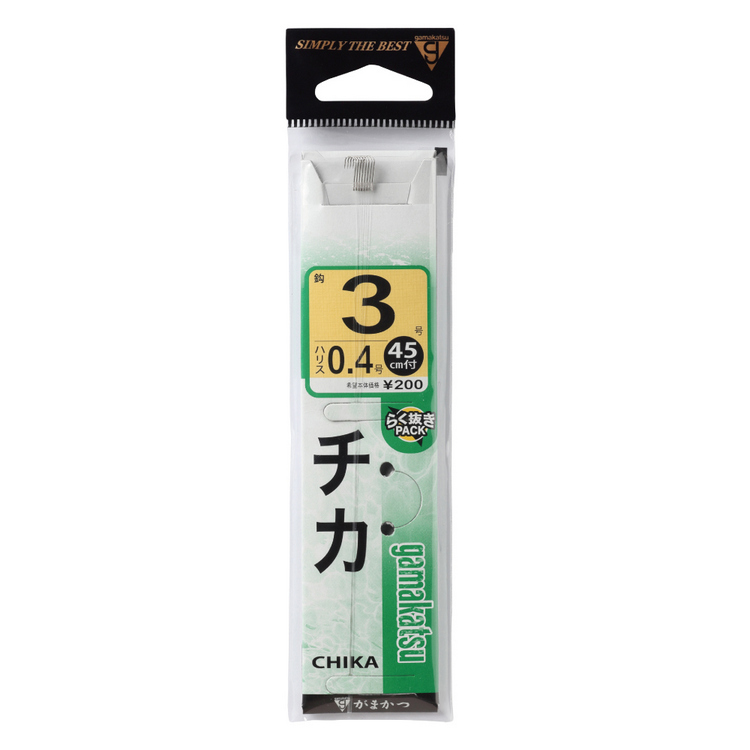 Поводок на самодур GAMAKATSU #2 0.4mm 45cm 11023