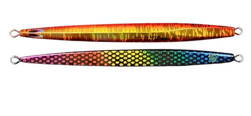 Пилькер TAMA JIG 2WAYspikyRe:BORN Long 145g 190mm #BB-GR Black Butterfly/Gold Red 499213