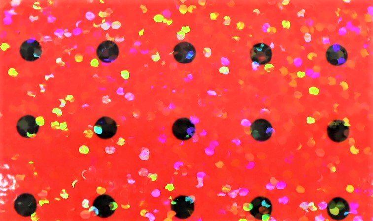 Наклейка Suteki Red Holo Sparkle Black Dots PK-8646 5x30cm 1879