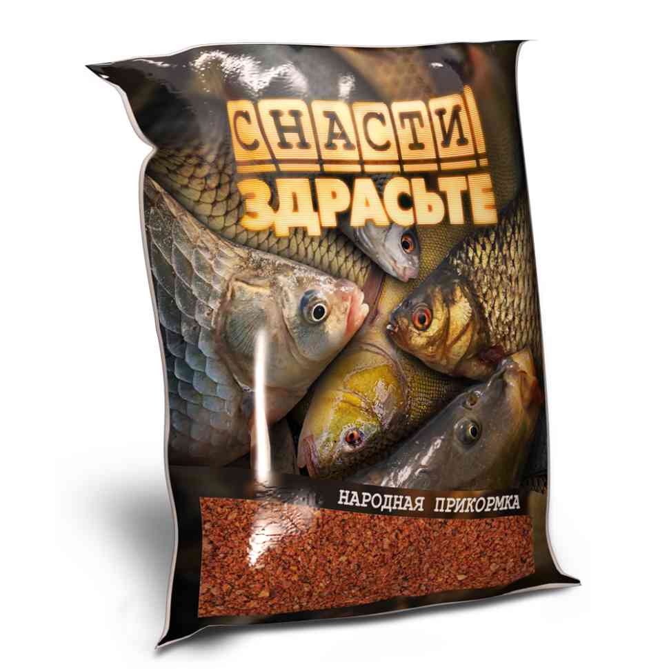 Прикормка «СНАСТИ ЗДРАСЬТЕ!» (НАРОДНАЯ) Фидер для течки 0.7кг 6920