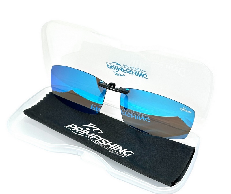 Накладки на очки PRIMFISHING поляризационные PF-820 #Blue Revo