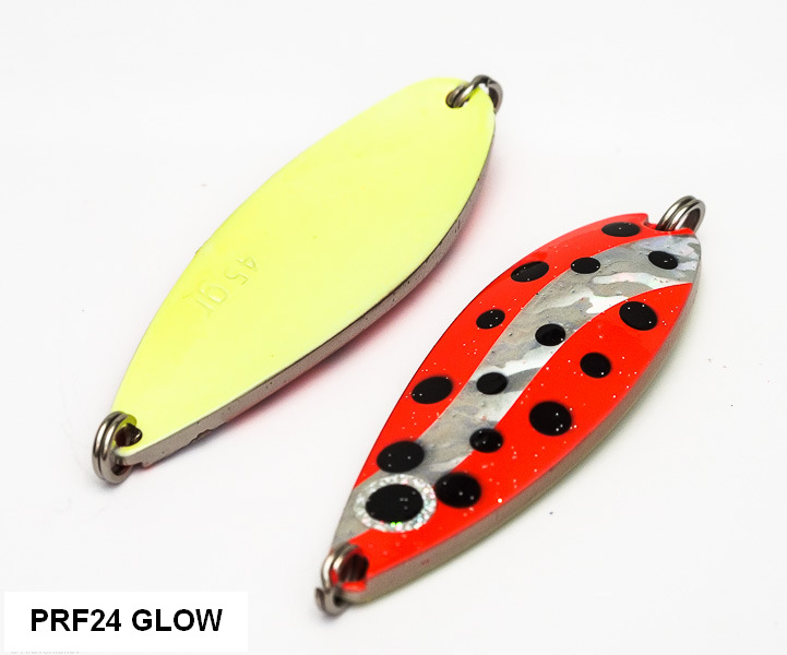 Блесна на кету PF Aki Aji Classic 45g #PRF24 Glow