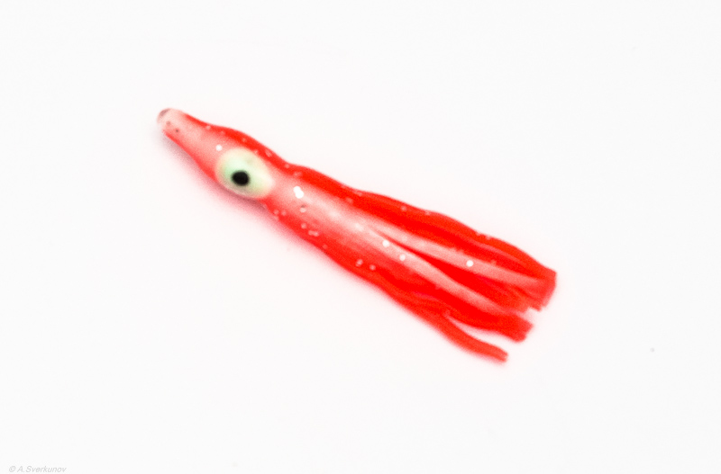 Октопус Shark 4.5cm #09 Orange Glow Stripe