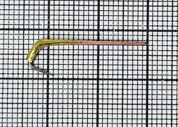 Блесна Клюшка P (25мм) (латунь+каро)