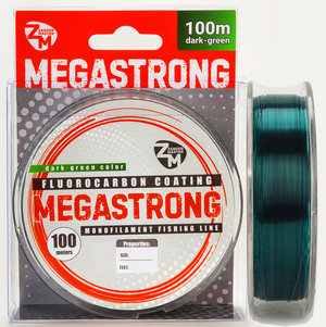 Леска ZANDER MASTER Megastrong 0.37mm 15.6kg 100m Dark Green