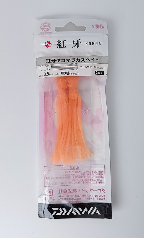 Октопус DAIWA KOHGA TAKO MARACA BAIT #3.5 (105mm) 2шт. orange 4897