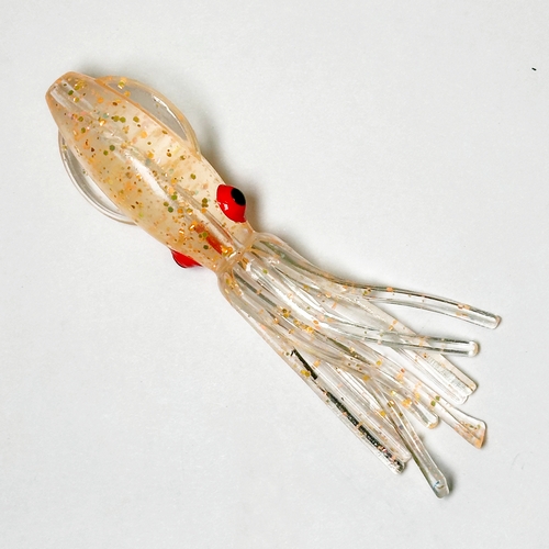 Каракатица RUSQUID 11cm #09 Clear UV/ Orange Flake/ Red Eyes UV (уп.25шт) (PF) (ТОЛЬКО УПАКОВКАМИ 25