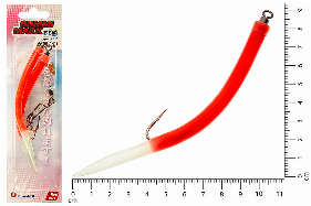 Снасть HIGASHI Gummi Makk Rig SB2 #01 Red (# 8/0) (2шт)