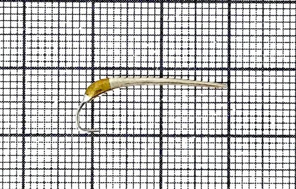 Блесна зубаринно-наважья 20мм (зеленка-мельхиор) (Проф.)