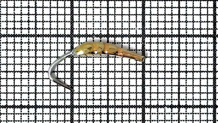 Блесна махалочная Гусеница P (10мм) (латунь)