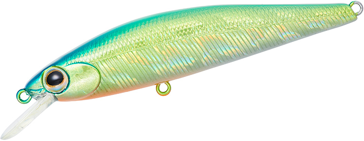 Воблер DAIWA Dr Minnow II 42S 3.0g 42mm Lime Green (0741 1861) 