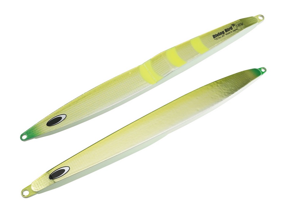 Пилькер NATURE BOYS Diving Bird 125g 200mm #08K Lemon Chart Globery 530266