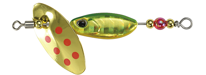 Блесна DUO Spearhead Ryuki Spinner 3.5G Green Gold PHA0055