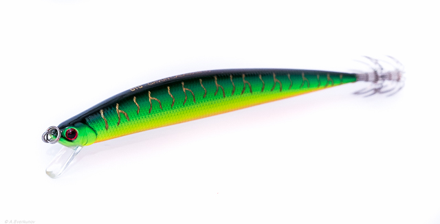 Кальмарный воблер DTD GAVUN CALAMARI 120mm 11gr Green Yellow (30322-GY)