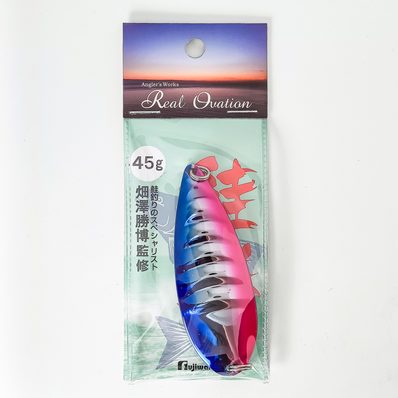 Блесна на кету Fujiwara Real Ovation Sake Katz 45g #Blue Pink 5036