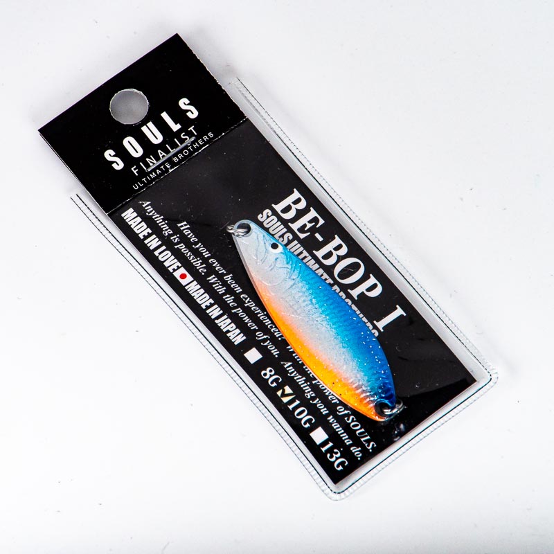 Блесна SOULS Be-Bop I 10g 55mm #F07 Silver/Blue Orange