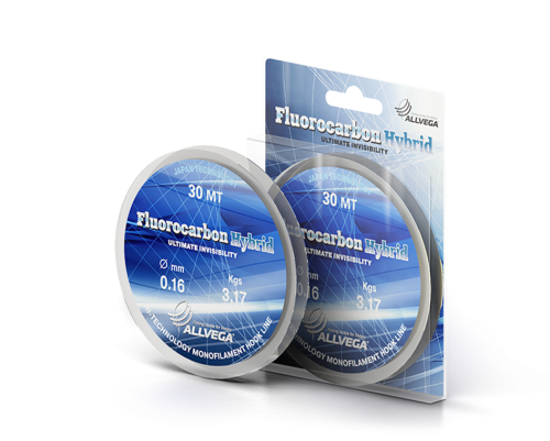 Леска  ALLVEGA  FLUOROCARBON Hybrid 0.22мм (30м)