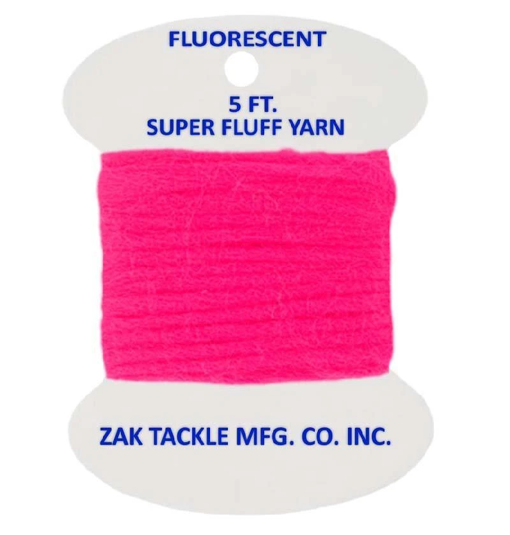 Мохер (пряжа) ZAK TACKLE Super Fluff Yarn 1.5m Deep Pink Z-709