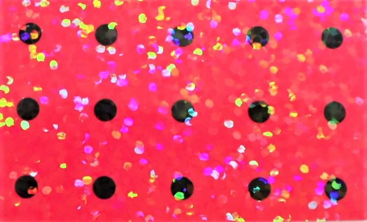 Наклейка Suteki Pink Holo Sparkle Black Dots PK-8647 5x30cm 1886