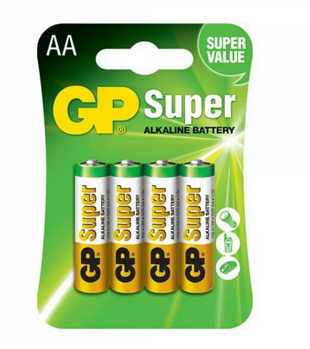 Элемент питания GP LR 6 15A Super Alkaline BL-4 (4шт) блистер 6274