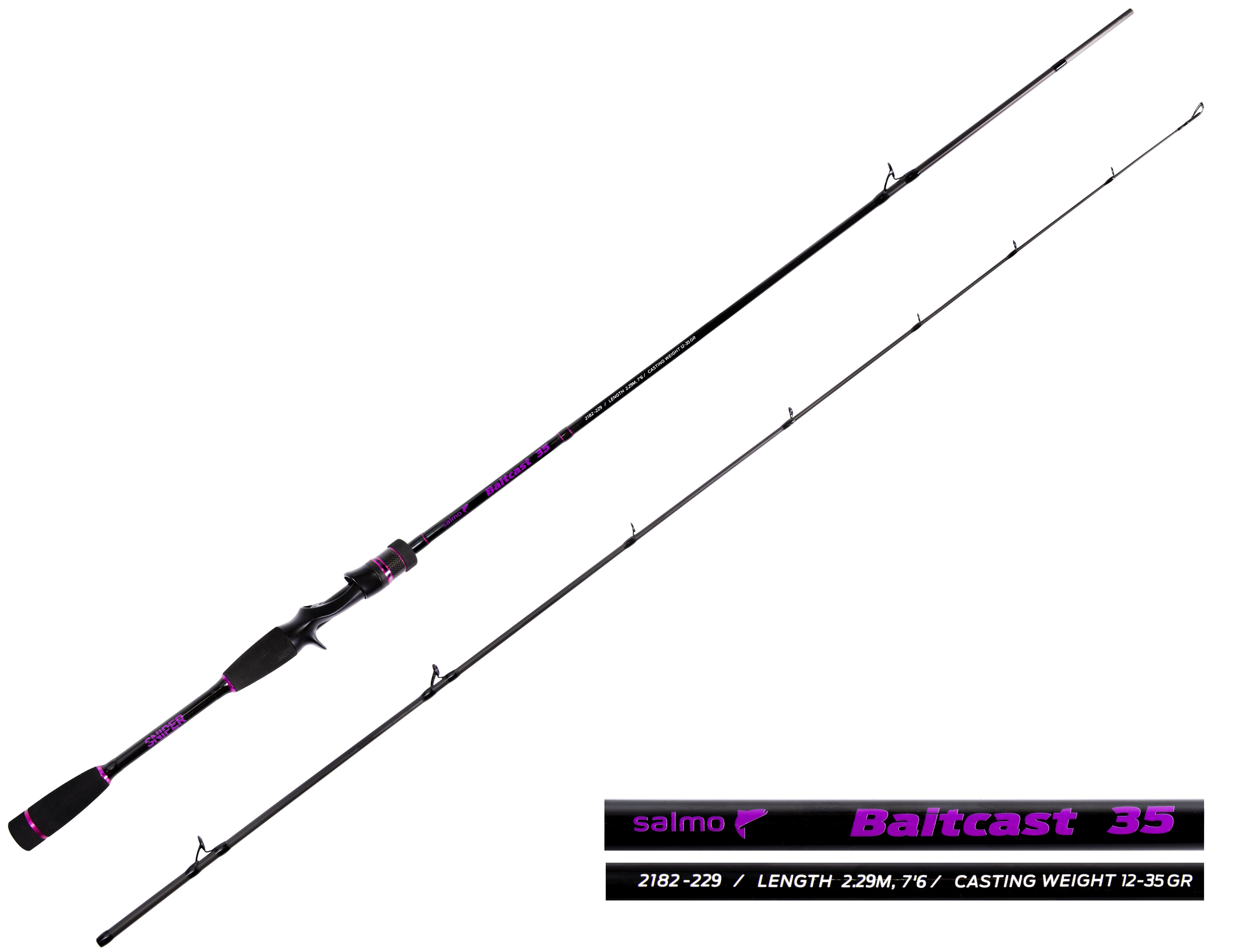 Удилище каст. Salmo Sniper BAITCAST 35 2.29 2182-229