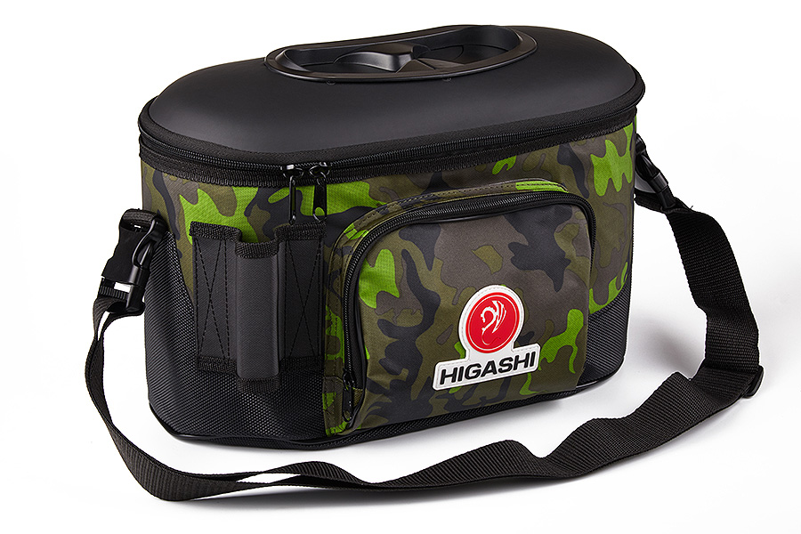 Кан рыболовный HIGASHI Live Bait Box 7,5л (Green Camo)