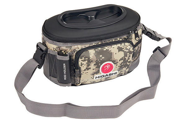 Кан рыболовный HIGASHI Live Bait Box 4,5л (Digital Camo)