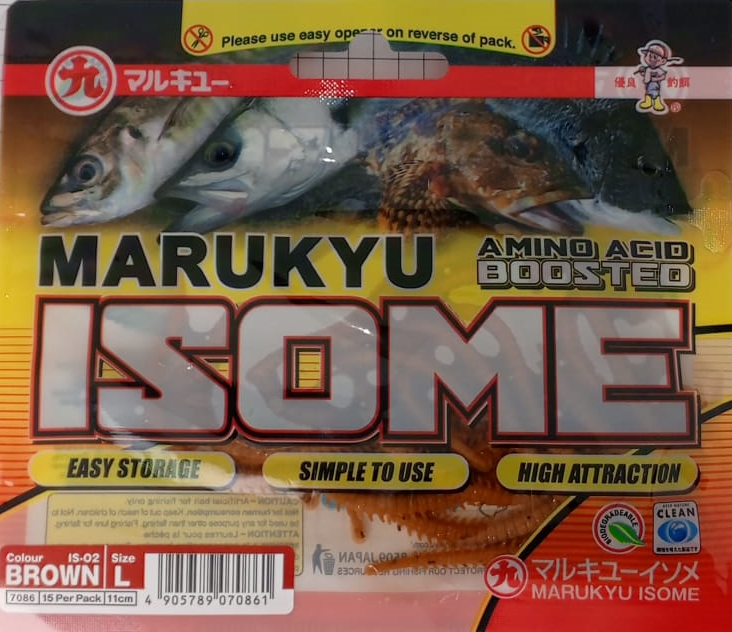 Силиконовые приманки MARUKYU POWER ISOME NEW L IS-02 #7086