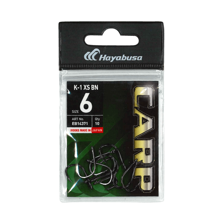Крючки Hayabusa Carp K-1 XS BN #2 (уп.10шт) EB14371