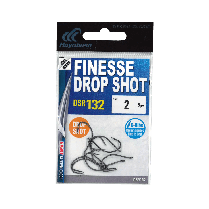 Крючки Hayabusa DSR132 Finesse Drop Shot #4 (BM) (уп.9шт)