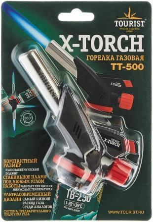 Горелка газовая X-TORCH (TT-500) с пьезоподжигом и системой подогрева газа