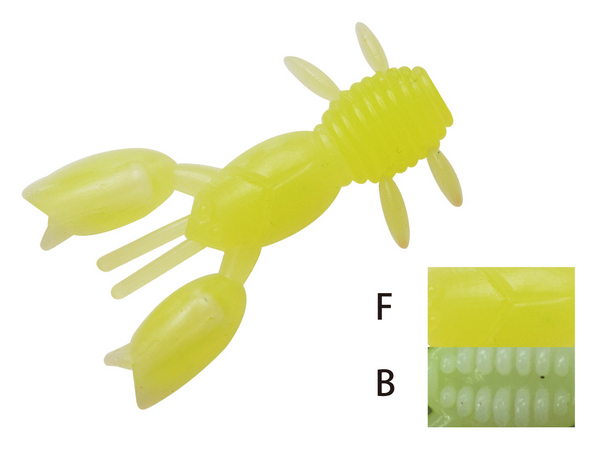 Силиконовая приманка JACKSON Chinukoro Craw 1.7 #GCH (уп.8шт) 649709