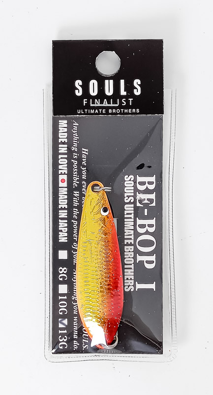 Блесна SOULS Be-Bop I 13g 55mm #F03 Gold/Red Back