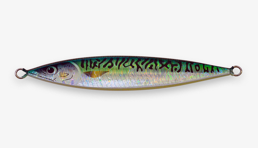 Пилькер FISH TORNADO Real Mackerel 80g #02 Green