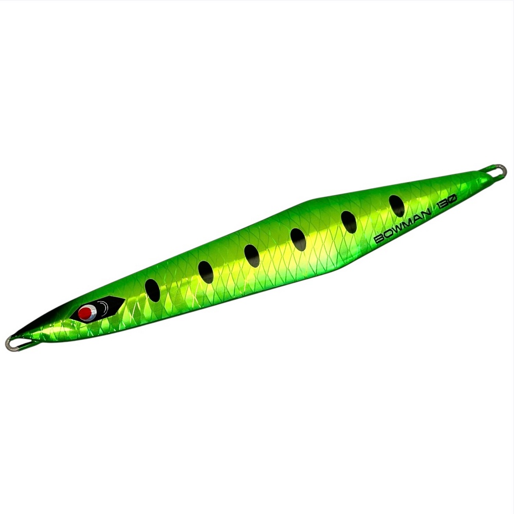 Пилькер PREDGE Bowman 130g #Lime Chart Gold 8340707 (СИМА. ГОРБУША. КЕТА)