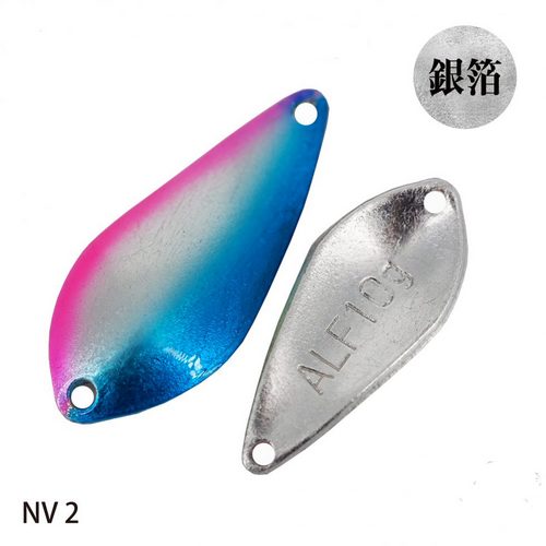 Блесна ALFRED 13g 55mm #NV2 Silver Leaf Blue/Pink 4859