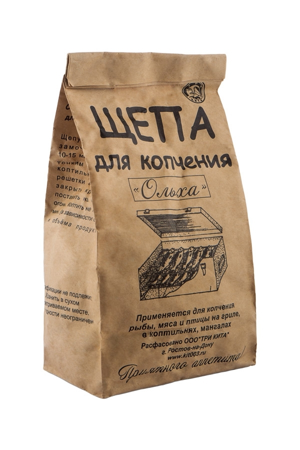 Щепа для копчения Три Кита (ОЛЬХА) (3дм.куб)