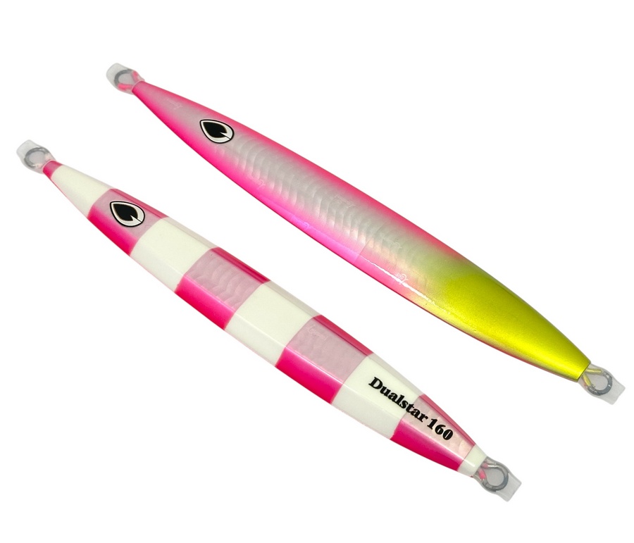 Пилькер BEAT Dualstar 160g #038 Pink Zebra Glow 947337 (СИМА. ГОРБУША. КЕТА)