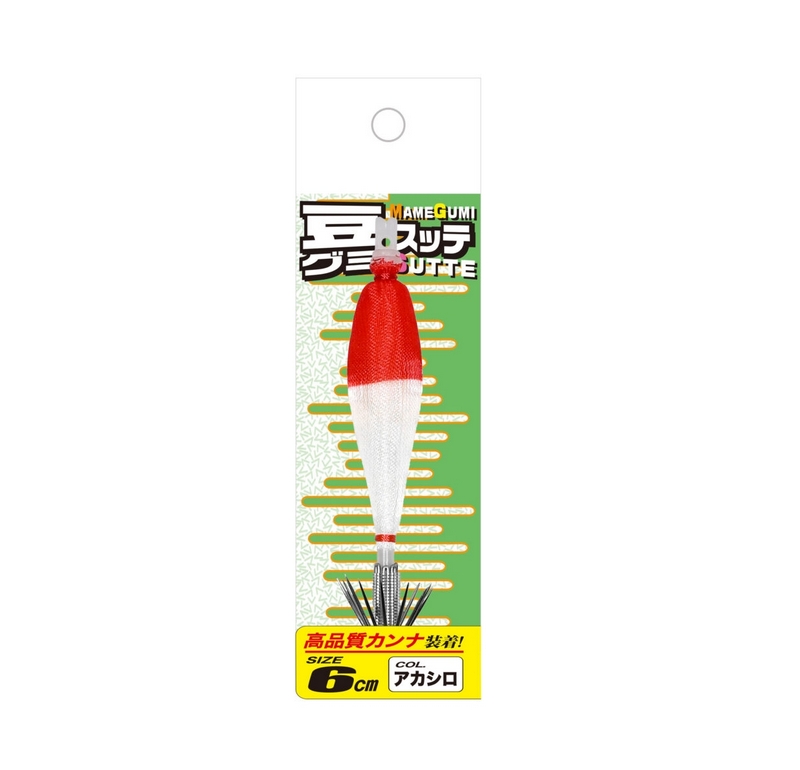 Кальмарница MARUSHIN Mame Gumi Sutte 6см Red White 175339