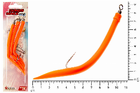 Снасть HIGASHI Gummi Makk Rig SB3 #05 Orange (# 8/0) (3шт)