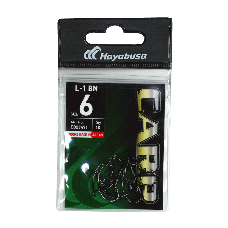 Крючки Hayabusa Carp L-1 BN #4 (уп.10шт)