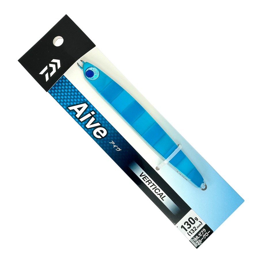 Пилькер DAIWA Aive Vertical 130g #ML Zebra Blue Glow 668180 (СИМА. ГОРБУША. КЕТА)