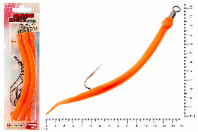 Снасть HIGASHI Gummi Makk Rig SB3 #05 Orange (#12/0) (3шт)