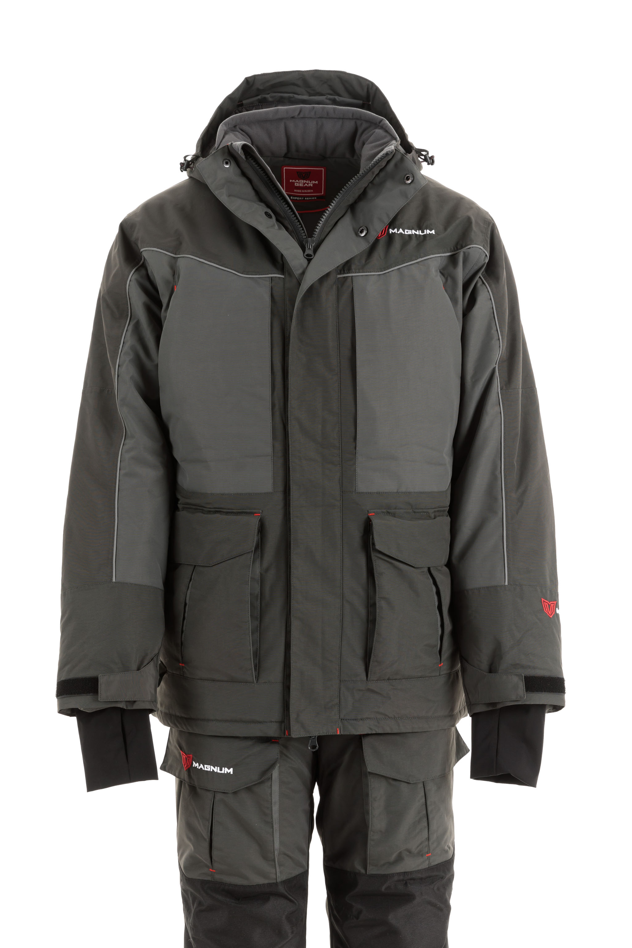Костюм зимний MAGNUM Gear Titan -45 (тк.Nylon 70D) (цв.Серый/Графит) р.52-54/182-188