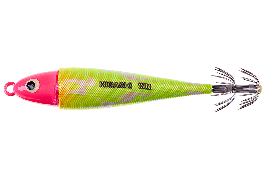 Кальмарница грузовая HIGASHI Squid Cloth sinker 150g #05 Neon Fireman