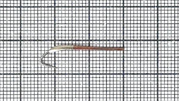 Блесна Игла P (22мм) (серебро+каро)