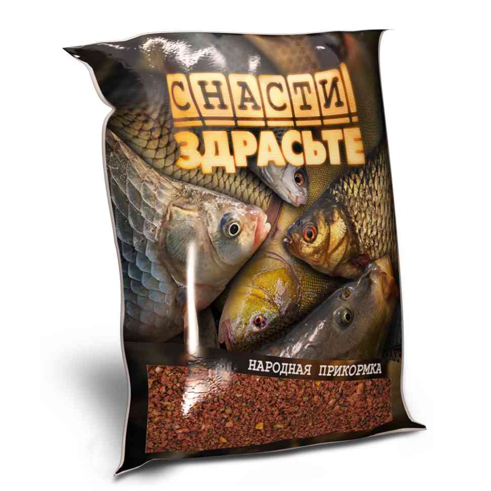 Прикормка «СНАСТИ ЗДРАСЬТЕ!» (НАРОДНАЯ) Фидер для стоячки 0.7кг 6921