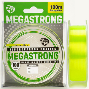 Леска ZANDER MASTER Megastrong 0.37mm 15.6kg 100m Fluo Yellow