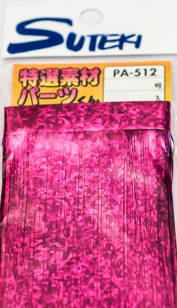 Люрекс-мишура SUTEKI PA-512 8x30cm Dark Pink 5624